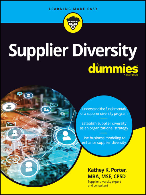 Title details for Supplier Diversity For Dummies by Kathey K. Porter - Available